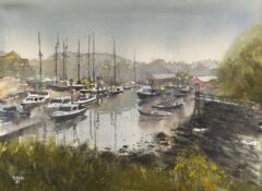 Camden Harbor, Blue in Green